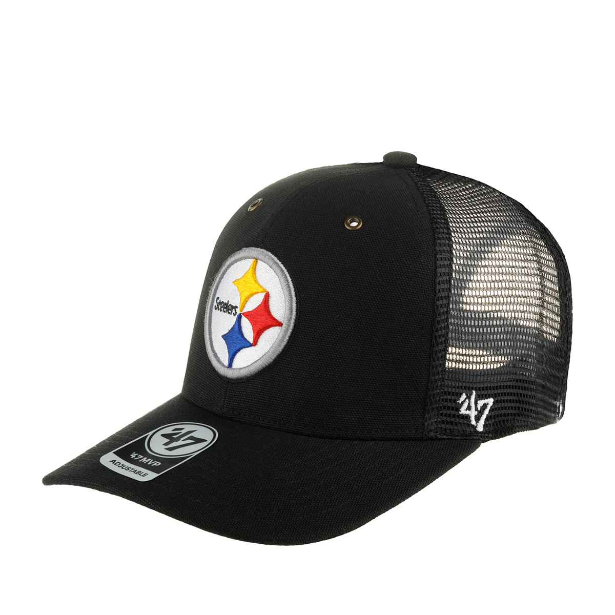 

Бейсболка унисекс 47 BRAND Carhartt collab Pittsburgh Steelers NFL черная, Черный, Carhartt collab Pittsburgh Steelers NFL