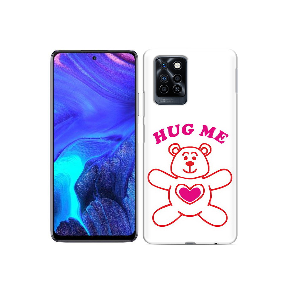 

Чехол MyPads Tocco для Infinix Note 10 Pro 14 февраля обними меня, Прозрачный, Tocco