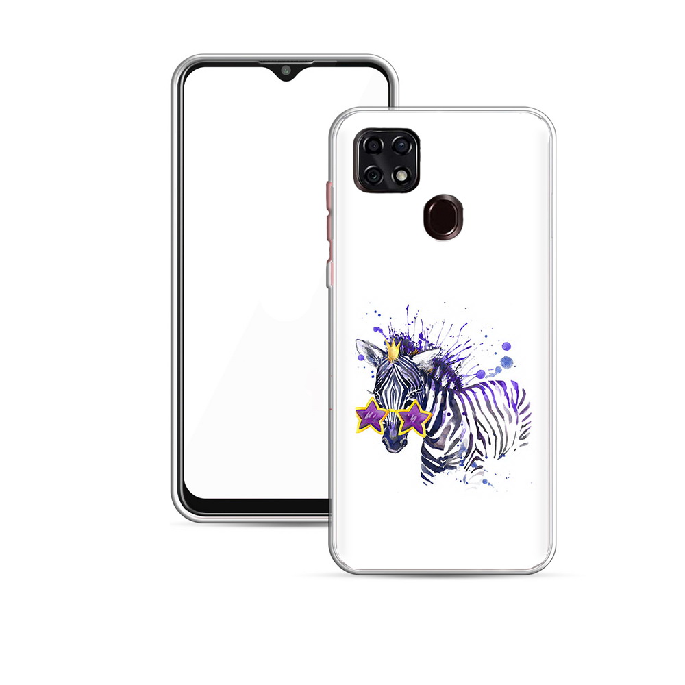 

Чехол MyPads Tocco для ZTE V2020 акварельная зебра (PT226946.457.215), Прозрачный, Tocco
