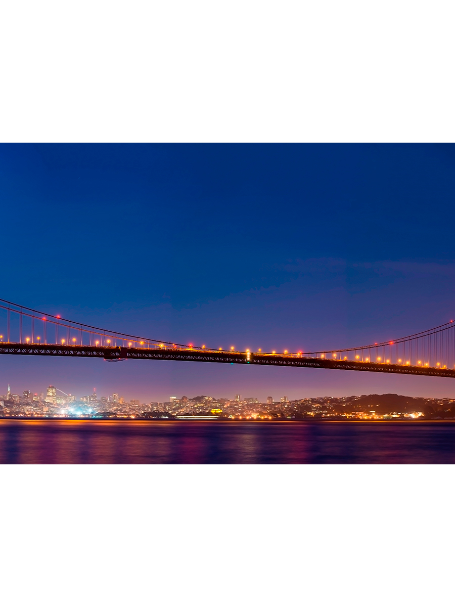 фото Постер drabs a3 панорама моста золотые ворота golden gate bridge california