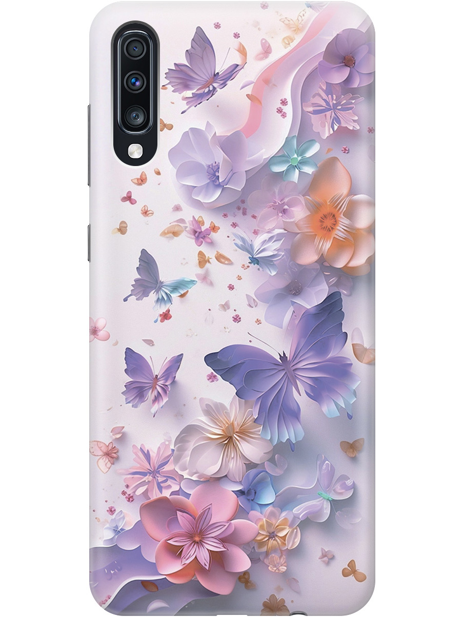 

Силиконовый чехол на Samsung Galaxy A70 / A70s с принтом 873783, Прозрачный;розовый;фиолетовый, 720804422