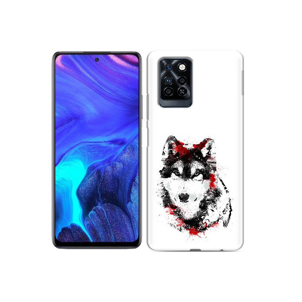

Чехол MyPads Tocco для Infinix Note 10 Pro кровавый волк, Прозрачный, Tocco