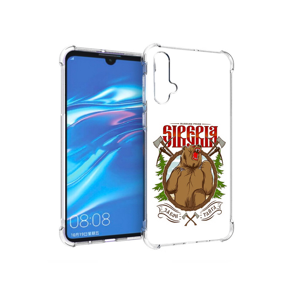 

Чехол MyPads Tocco для Huawei Nova 5 Тайга, Прозрачный, Tocco