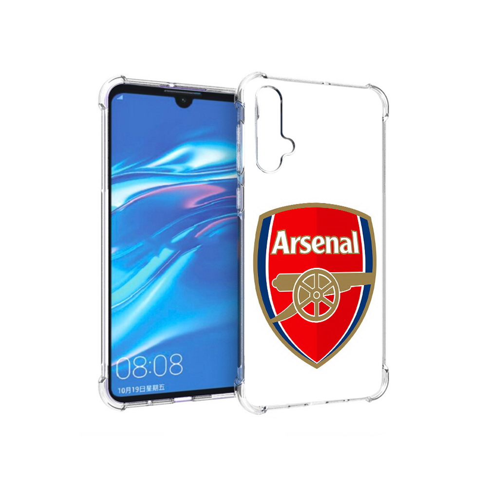 

Чехол MyPads Tocco для Huawei Nova 5 ФК Арсенал логотип, Прозрачный, Tocco