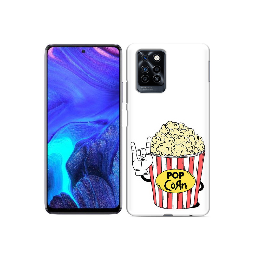 

Чехол MyPads Tocco для Infinix Note 10 Pro крутой попкорн, Прозрачный, Tocco