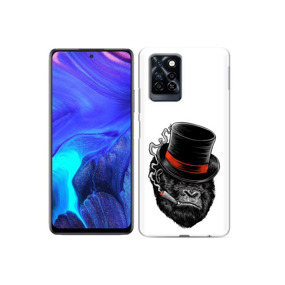 

Чехол MyPads Tocco для Infinix Note 10 Pro дизайнерская горилла, Прозрачный, Tocco