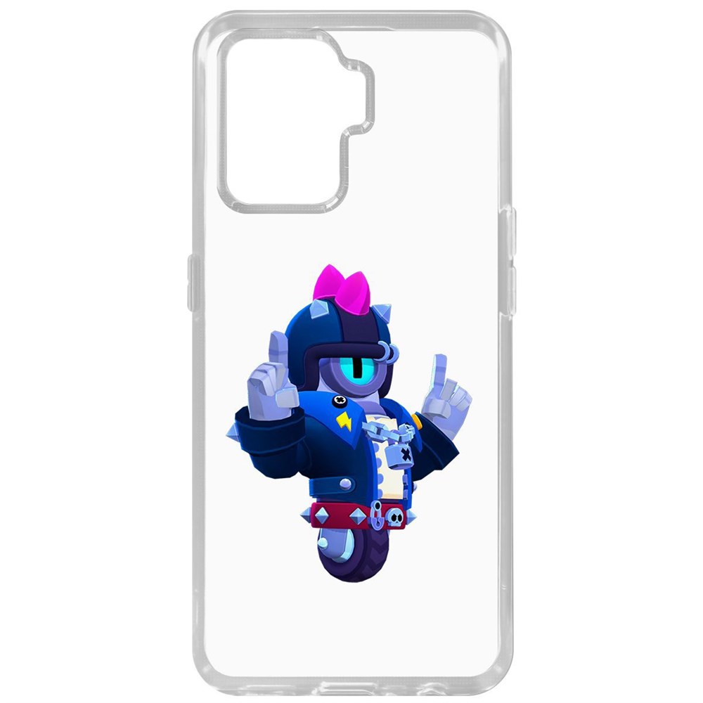 

Чехол-накладка Brawl Stars-Дикий Сту для Oppo Reno5 Lite, Прозрачный