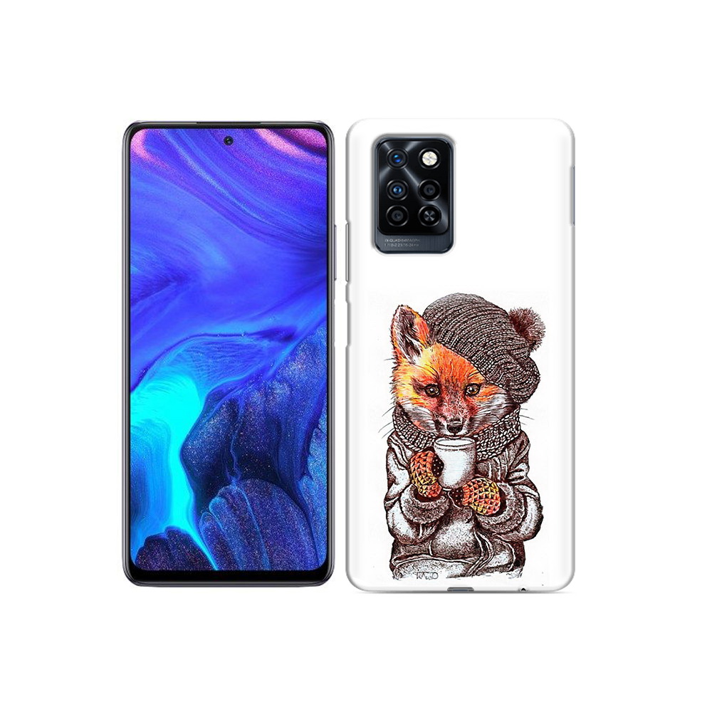 

Чехол MyPads Tocco для Infinix Note 10 Pro лиса в шапке, Tocco