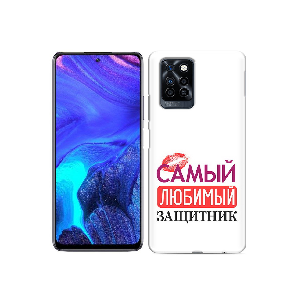 

Чехол MyPads Tocco для Infinix Note 10 Pro любимый защитник, Прозрачный, Tocco