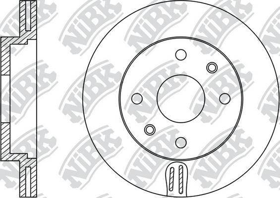 

Тормозный колодки NiBK передний для Hyundai Accent 05-/Kia Rio II 05- RN1370