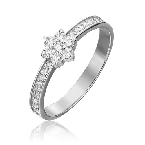 

Кольцо из золота р.  PLATINA jewelry 01-0362-00-101-1120-30, бриллиант, 01-0362-00-101-1120-30
