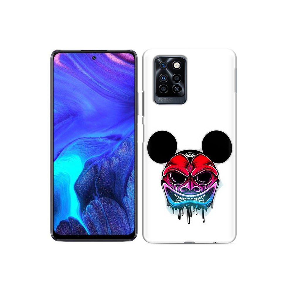 

Чехол MyPads Tocco для Infinix Note 10 Pro микки в маске, Прозрачный, Tocco