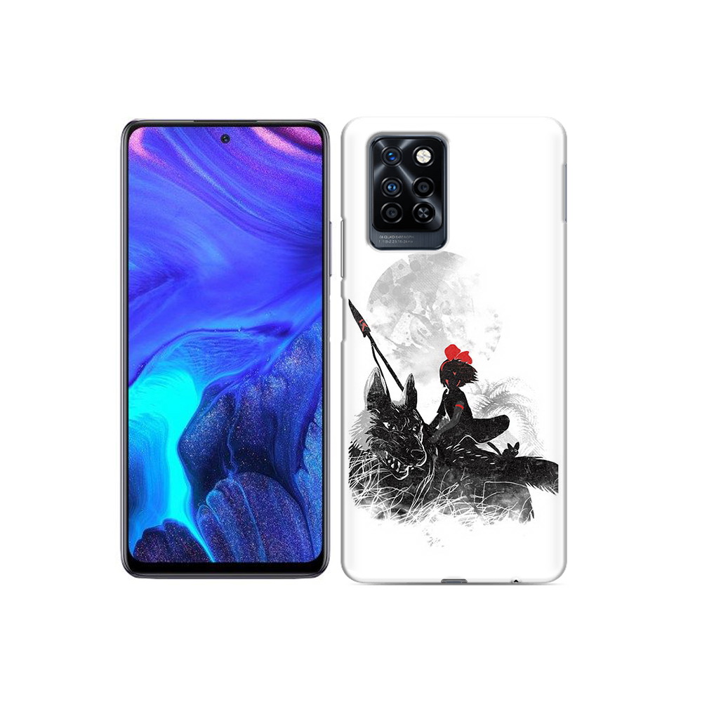 

Чехол MyPads Tocco для Infinix Note 10 Pro мононоке, Прозрачный, Tocco