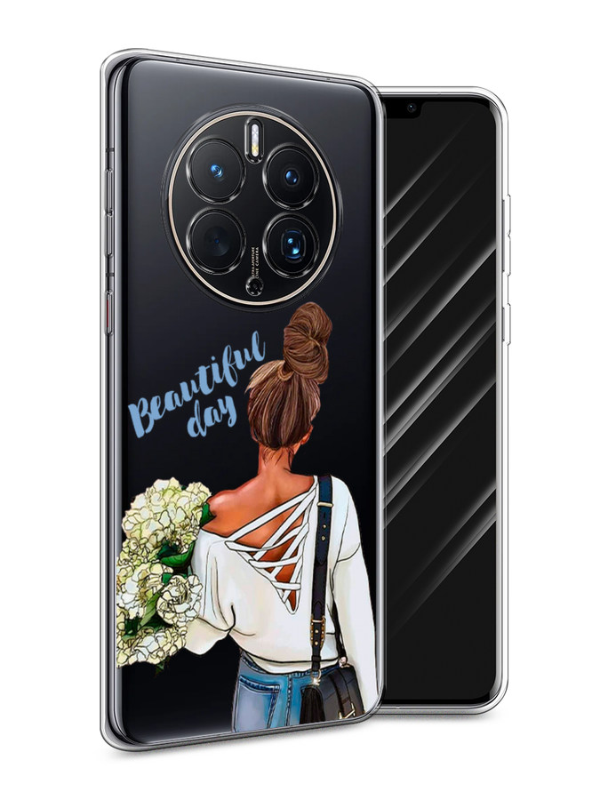 

Чехол Awog для Huawei Mate 50 Pro "Beautiful day vector", Коричневый;белый;зеленый, 6109950-6