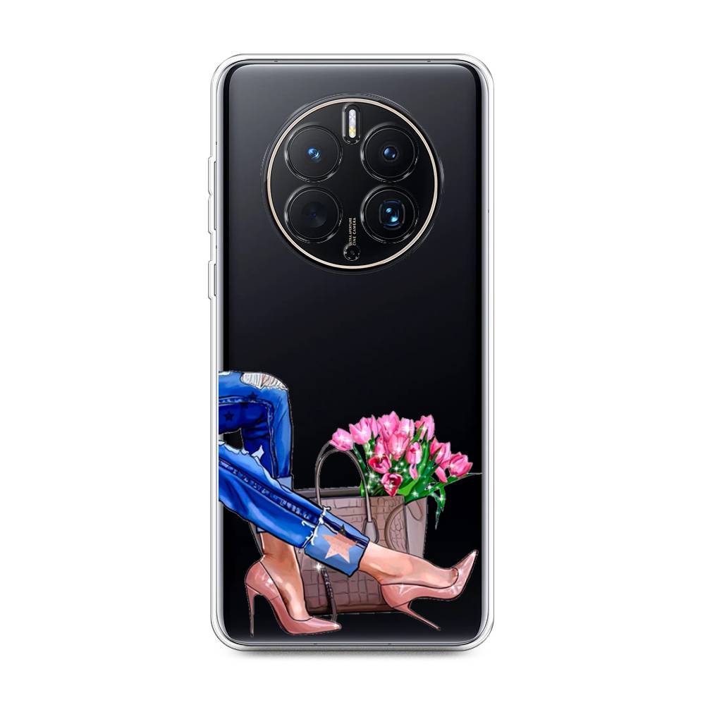 

Чехол Awog для Huawei Mate 50 Pro "Каблучки", Синий, 6109950-7