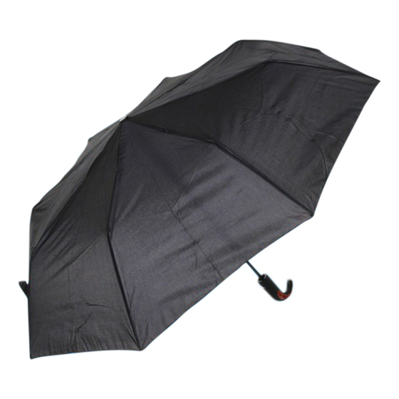 Зонт складной мужской полуавтоматический UltraMarine Томас, черный