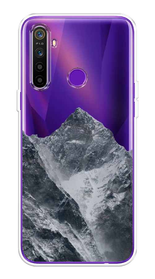 

Чехол на Realme 5 "Горы арт 4", Серый;бежевый, 251550-2