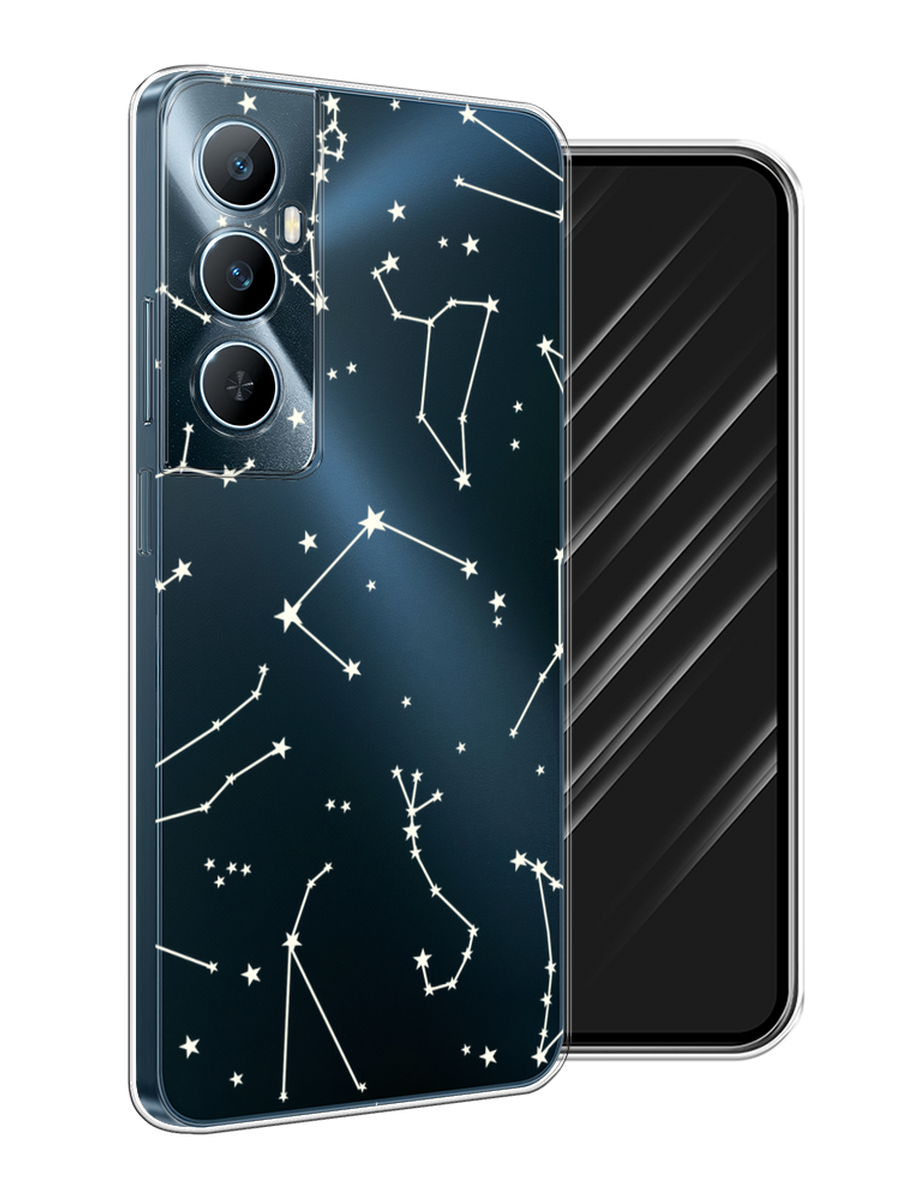 

Чехол Awog на Realme C65 "Созвездия", Прозрачный;серый;бежевый, 2516750-1