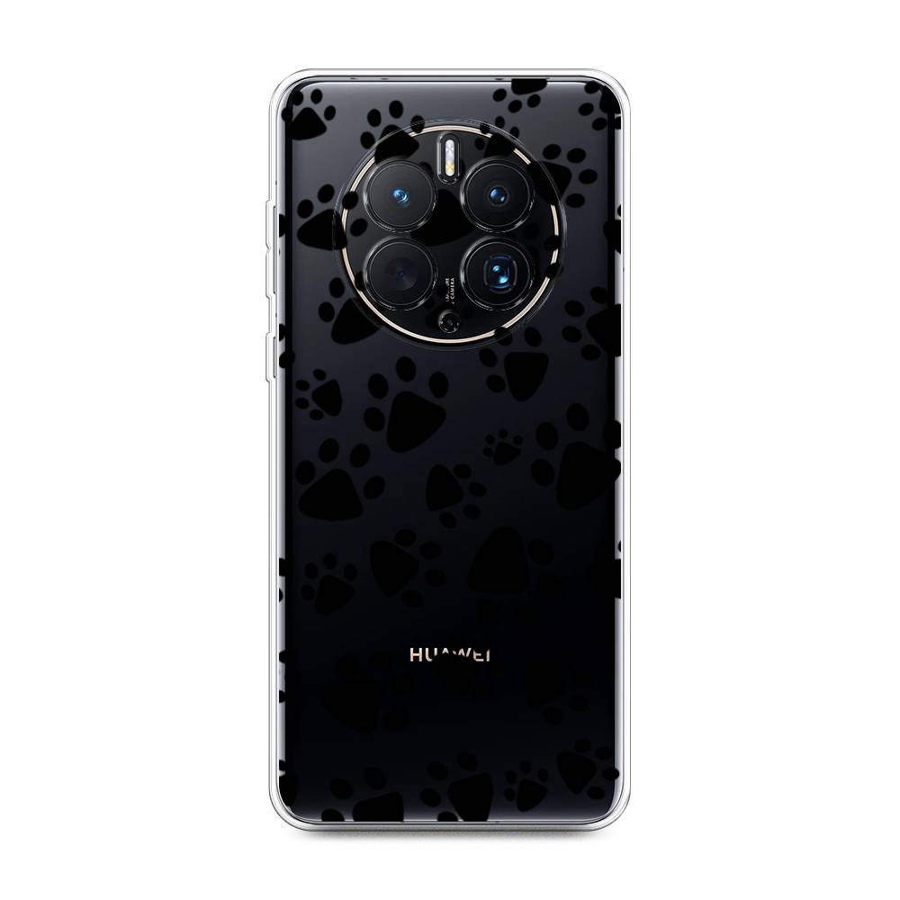 

Чехол Awog для Huawei Mate 50 Pro "Лапки черные", Черный, 6109950-2