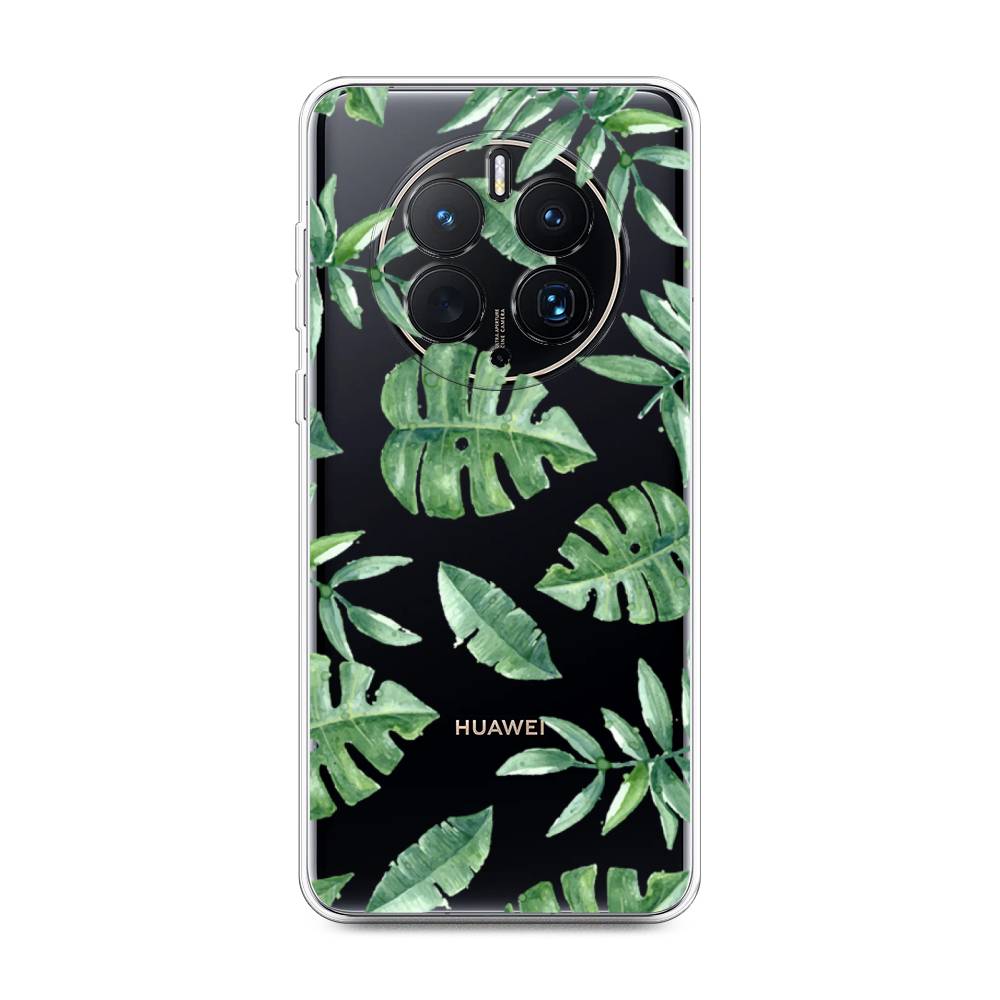 

Чехол Awog для Huawei Mate 50 Pro "Нарисованные пальмовые листья", Зеленый, 6109950-4
