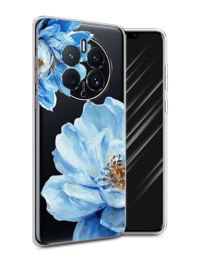 

Чехол Awog для Huawei Mate 50 Pro "Голубые клематисы", Голубой, 6109950-8