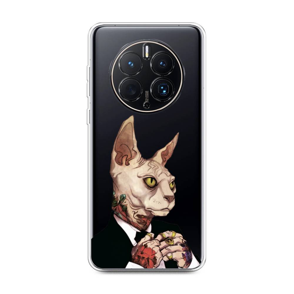 

Чехол Awog для Huawei Mate 50 Pro "Татуированный сфинкс", Бежевый;черный;красный, 6109950-7