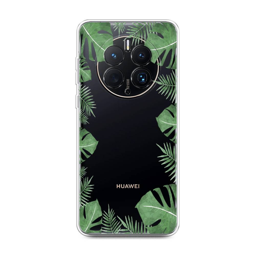 

Чехол Awog для Huawei Mate 50 Pro "Листья папоротника рамка", Зеленый, 6109950-8