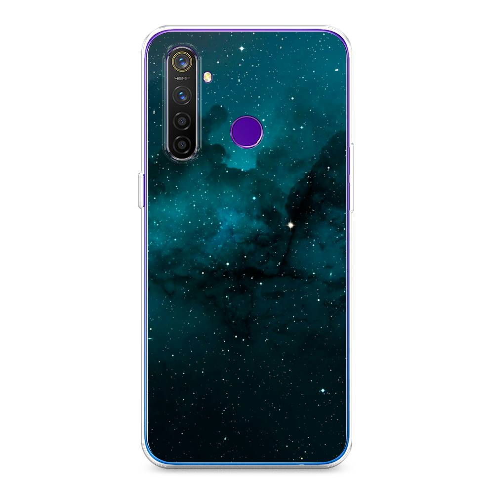 

Чехол на Realme 5 Pro "Синий космос", 251650-2