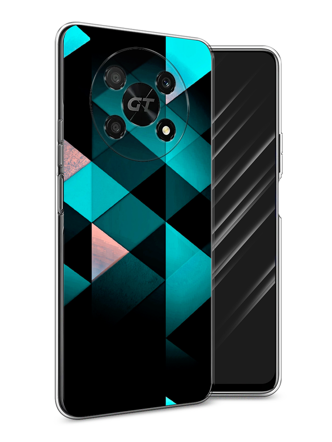 

Чехол Awog на Honor X40 GT "Геометрия 16", Голубой;черный, 6120150-3