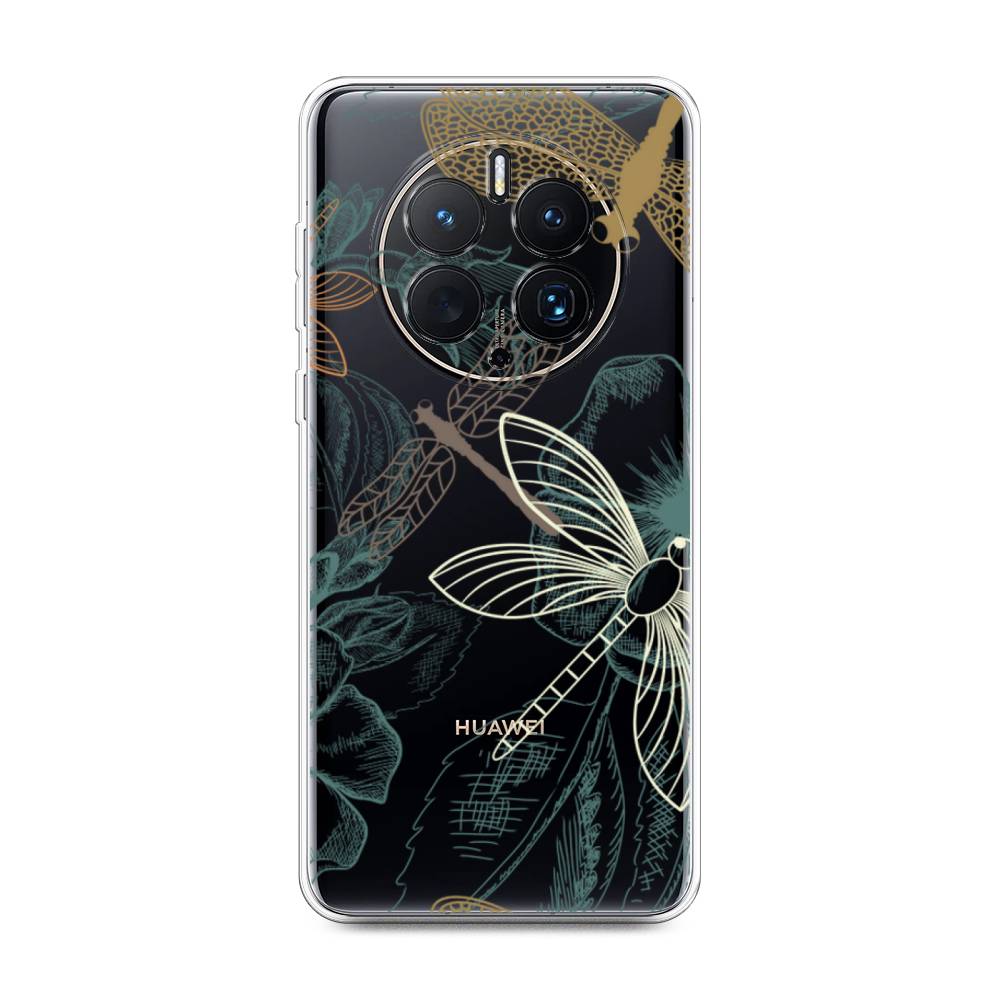 

Чехол Awog для Huawei Mate 50 Pro "Тени стрекоз", Коричневый;зеленый;белый, 6109950-8