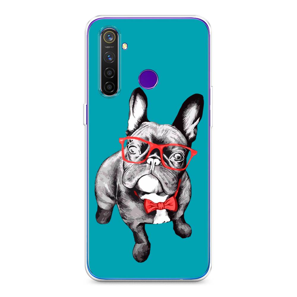 

Чехол на Realme 5 Pro "Французский бульдог", 251650-1