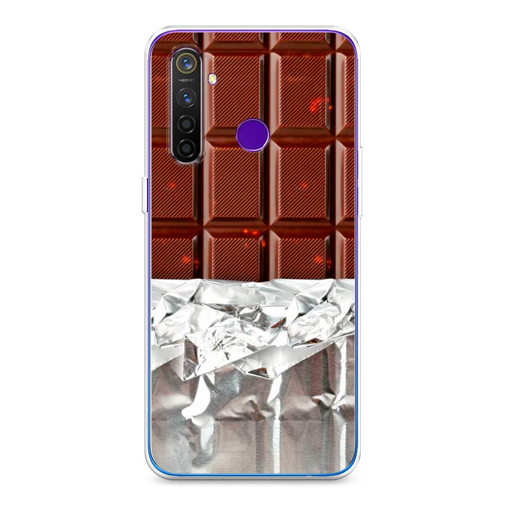 

Чехол на Realme 5 Pro "Шоколад в обертке", Коричневый, 251650-6