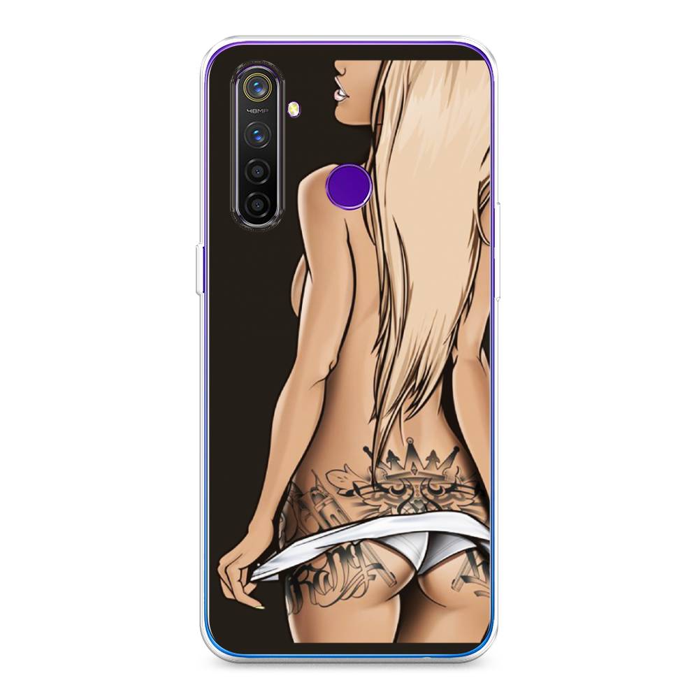 

Чехол на Realme 5 Pro "Обнаженная девушка", 251650-6