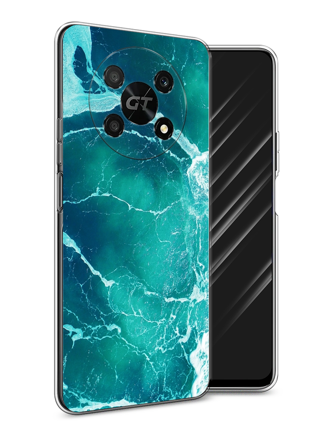 

Чехол Awog на Honor X40 GT "Изумрудный океан", Голубой;синий, 6120150-4