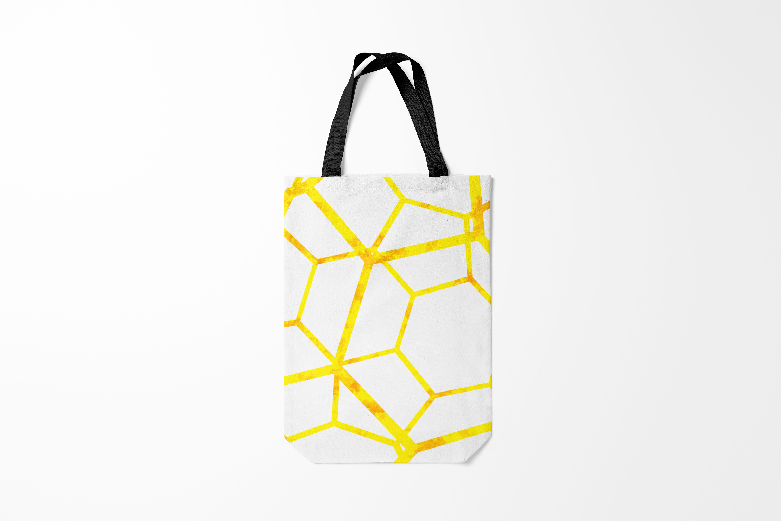 

Сумка шoппер унисекс Burnettie Текстуры Hexagon, белый, Текстуры Hexagon
