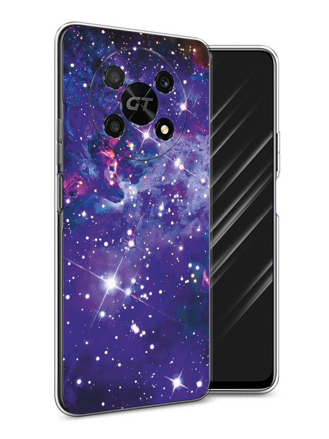 

Чехол Awog на Honor X40 GT "Яркая галактика", Фиолетовый, 6120150-4