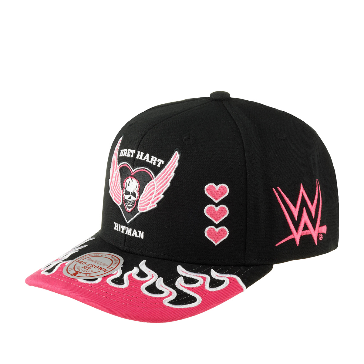 

Бейсболка Mitchell&Ness HP8269-TTTBLCK Bret Hitman Hart WWE черная/розовая, Черный, HP8269-TTTBLCK Bret Hitman Hart WWE