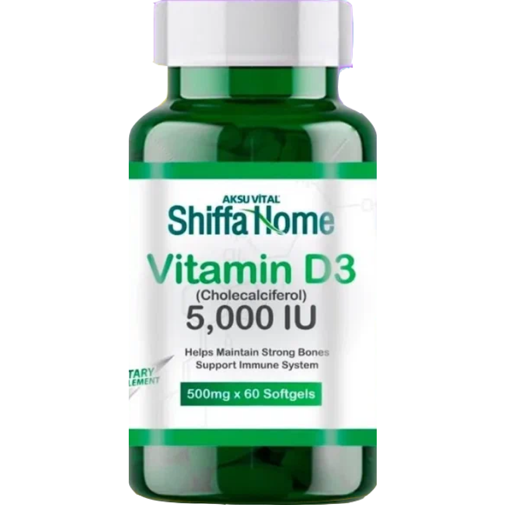 

Витамин D3 Aksu vital 5000 МЕ в капсулах 60 штук