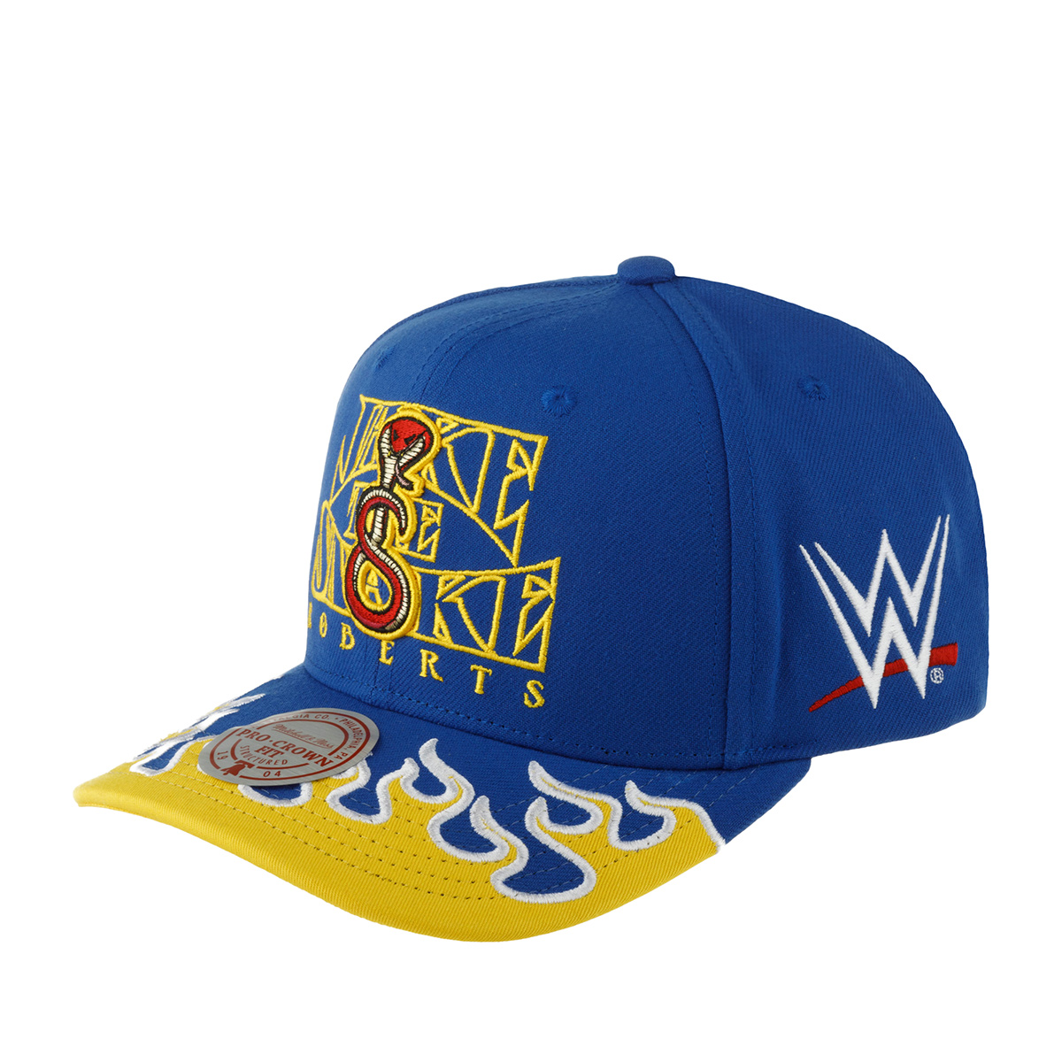 

Бейсболка унисекс Mitchell & Ness HP8264-TTTBLUE Jake The Snake WWE синяя/желтая, Синий, HP8264-TTTBLUE Jake The Snake WWE