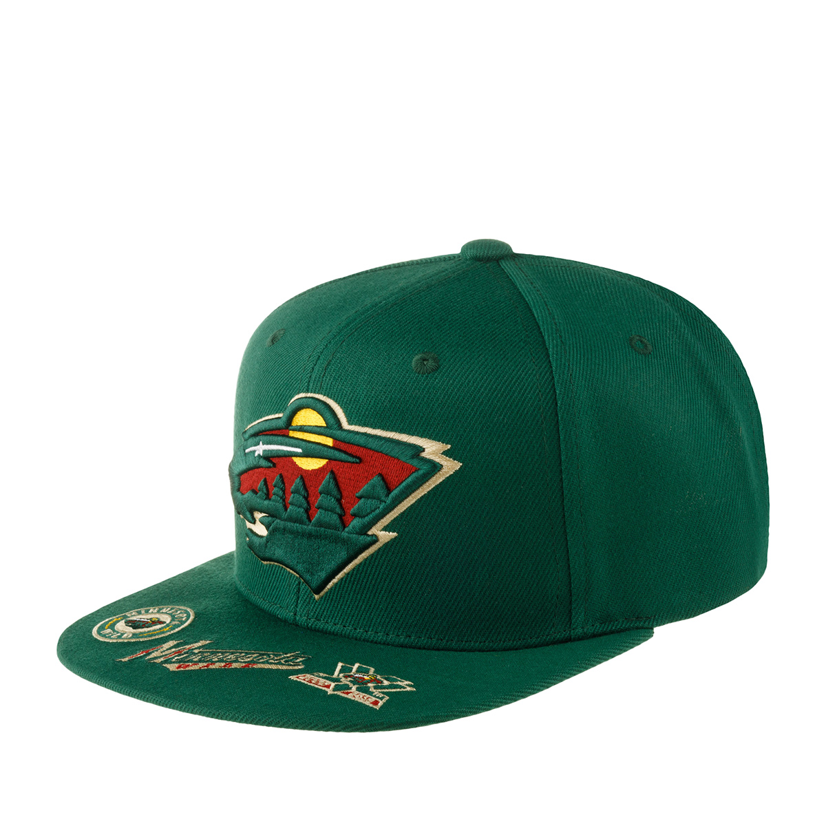 

Бейсболка унисекс Mitchell & Ness 6HSSSH22089-MWIGREN Minnesota Wild NHL зеленая, Зеленый, 6HSSSH22089-MWIGREN Minnesota Wild NHL