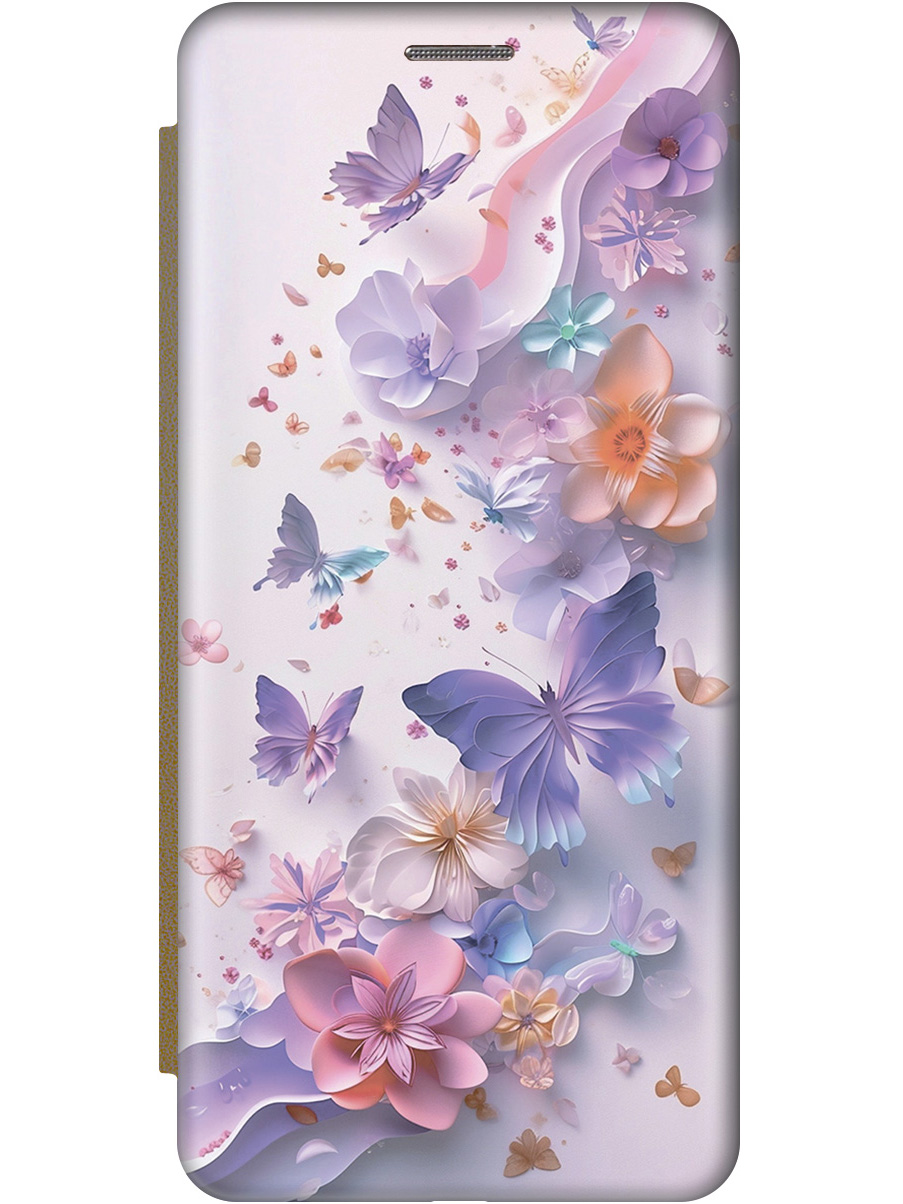 

Чехол-книжка на Honor 10 Lite / Huawei P Smart (2019) с принтом золотой 873652, Золотистый;розовый;фиолетовый, 720145822