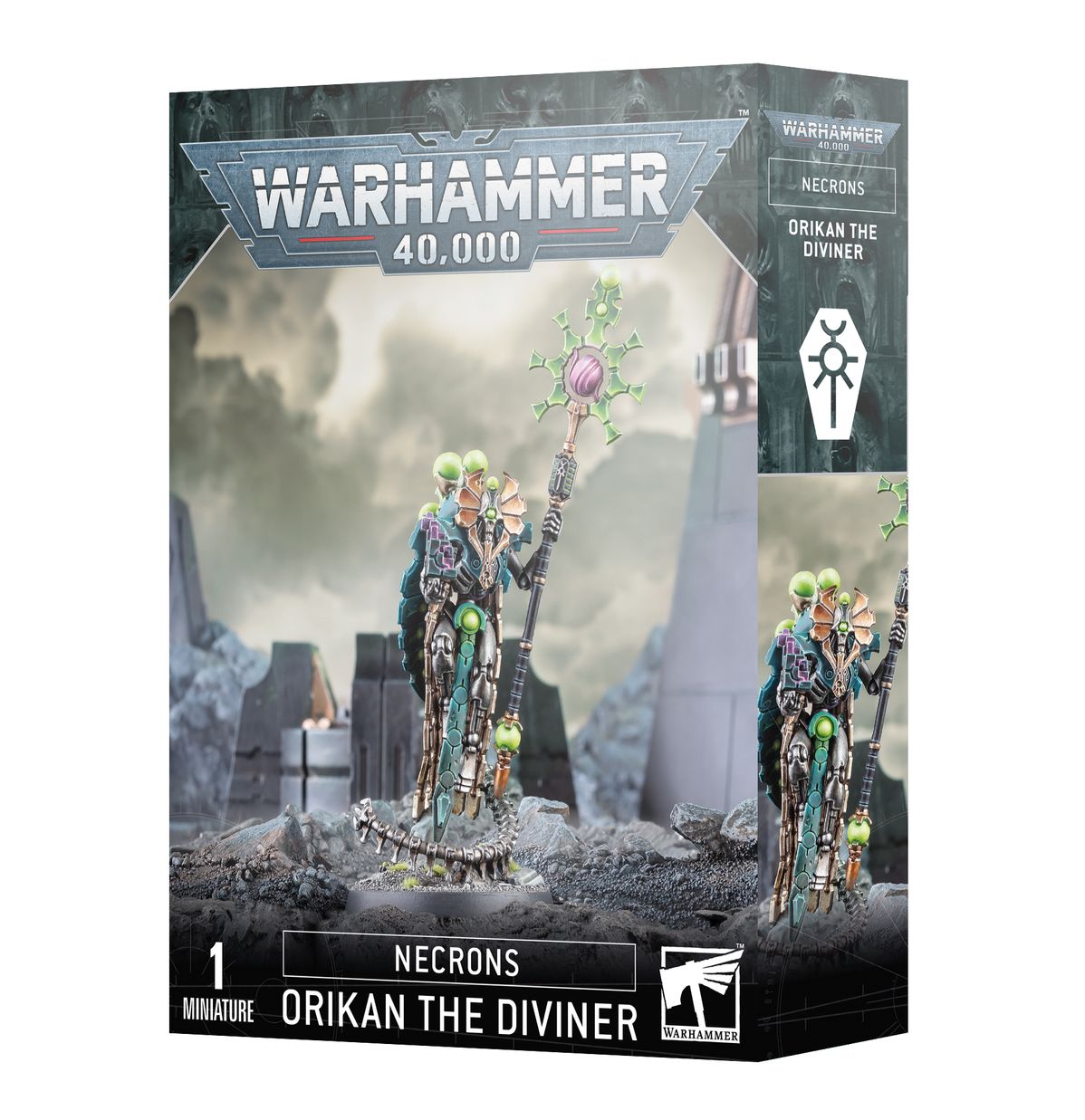 Миниатюры для игры Games Workshop Warhammer 40000: Necrons - Orikan the Diviner 49-67