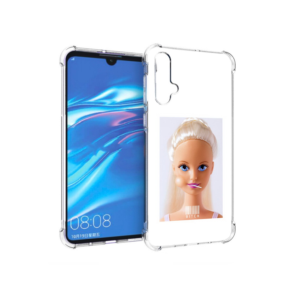 

Чехол MyPads Tocco для Huawei Nova 5 барби, Прозрачный, Tocco