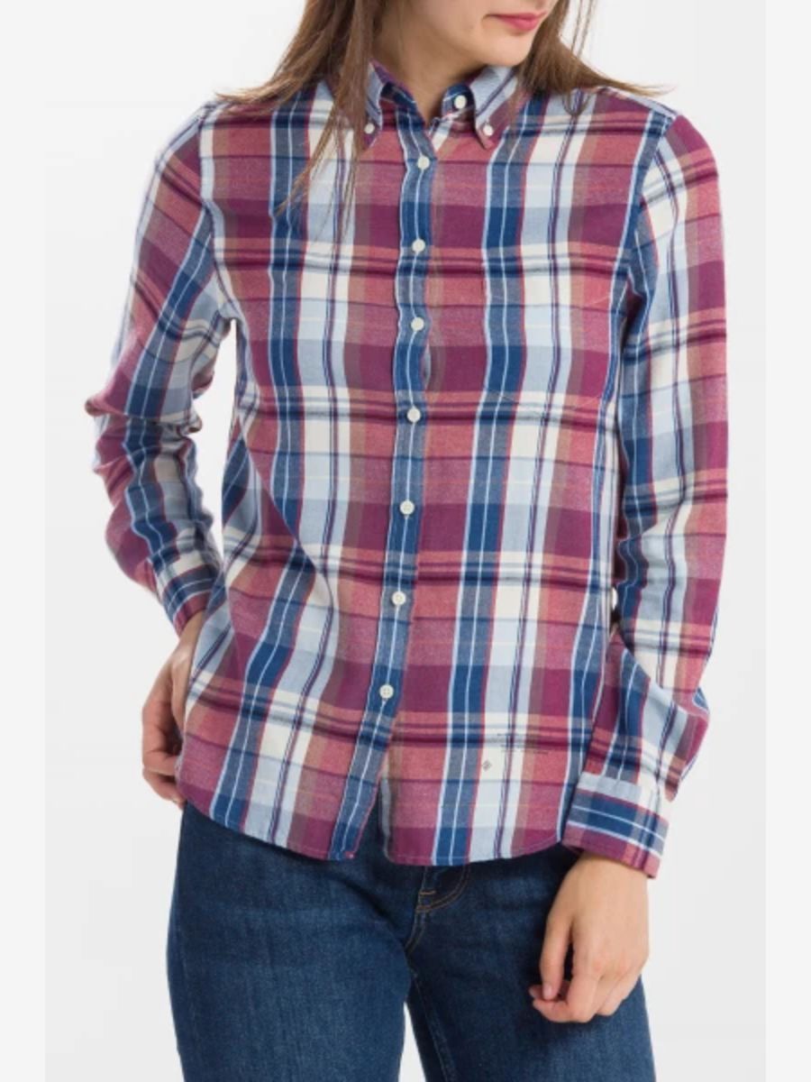 

Рубашка женская GANT 4311038 синяя XS, Синий, 4311038