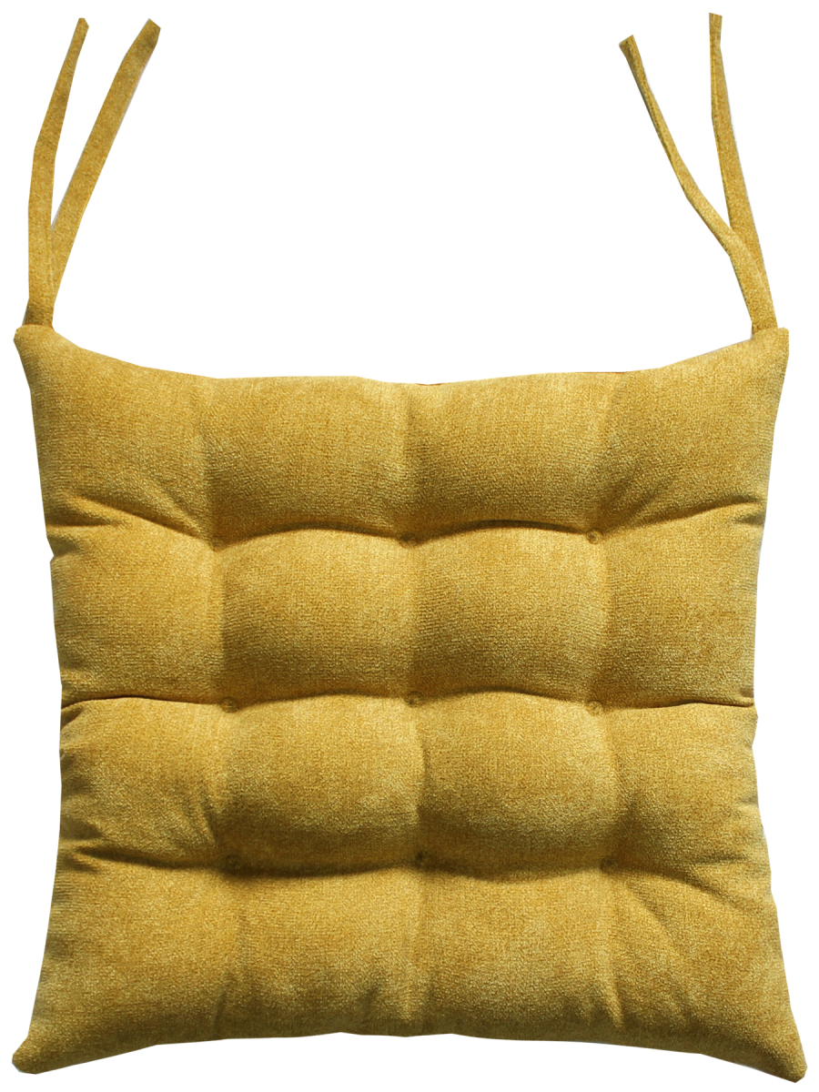 

Подушка для сиденья МАТЕХ LORETA 42*42*13. Цвет горчичный, арт. 49-012, LORETA