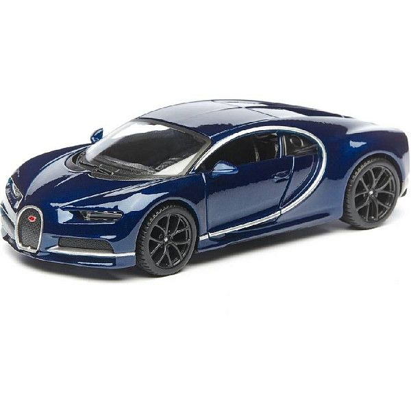 Машинка Bburago Bugatti Chiron 1:32 синий 18-43060