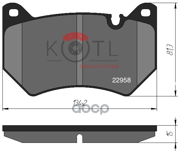 

Тормозные колодки KOTL передние 60kt