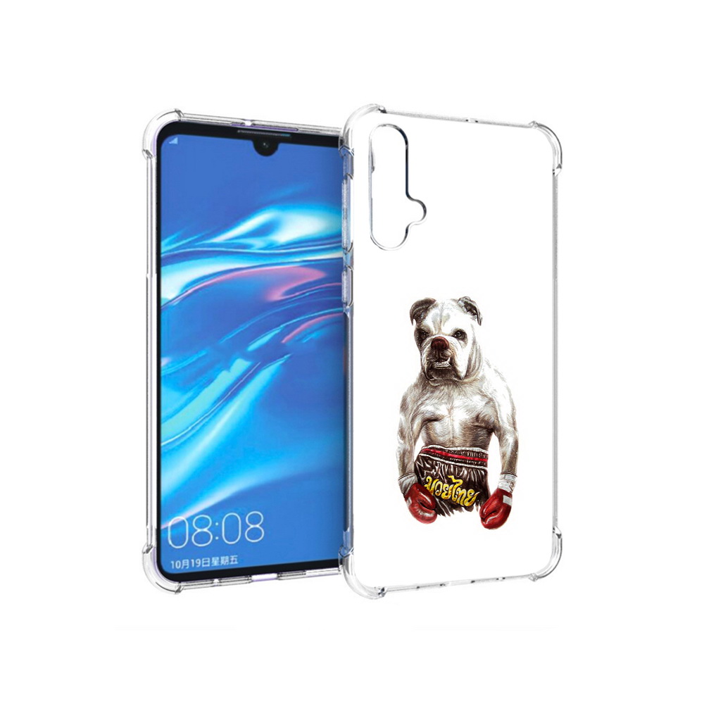 

Чехол MyPads Tocco для Huawei Nova 5 боксер, Прозрачный, Tocco