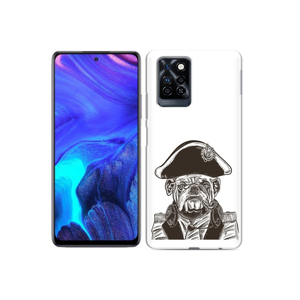 

Чехол MyPads Tocco для Infinix Note 10 Pro мопс генерал, Прозрачный, Tocco