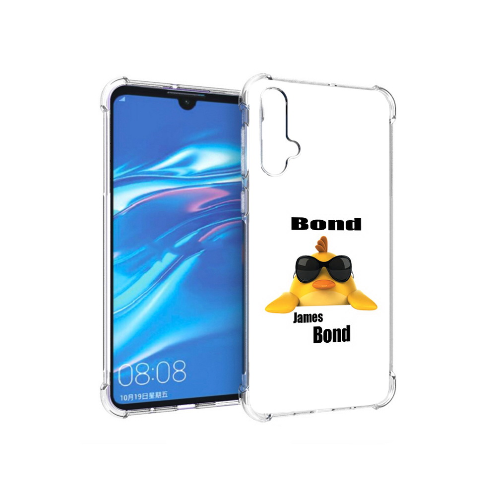 

Чехол MyPads Tocco для Huawei Nova 5 бонд, Прозрачный, Tocco
